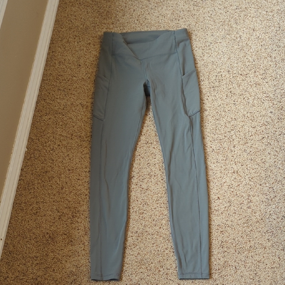 Lululemon Scenic Route 27” Leggings | Gray Sage | Size 6